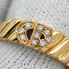 Dior Ring CD Logo Diamond Yellow Gold 18k — view 6