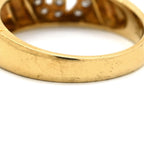 Dior Ring CD Logo Diamond Yellow Gold 18k — view 3