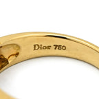 Dior Ring CD Logo Diamond Yellow Gold 18k — view 5