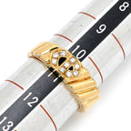 Dior Ring CD Logo Diamond Yellow Gold 18k — view 7