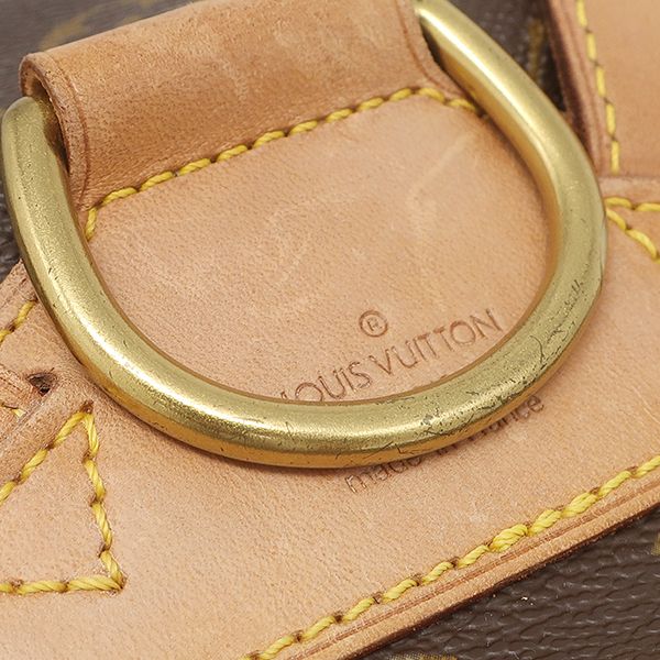 Louis Vuitton Backpack Montsouris MM Monogram Canvas Gold Brown — view 6