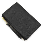Louis Vuitton Coin Purse Card Case Zip Monogram Empreinte Black Gold Fragment — view 2
