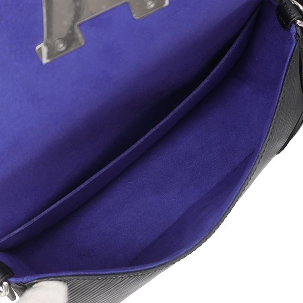 Louis Vuitton Shoulder Bag Buci NM Epi Leather Noir Silver Black Purple — view 6