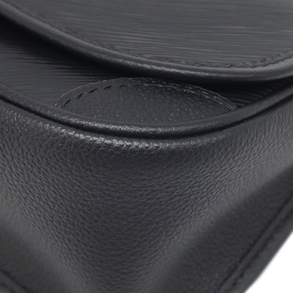 Louis Vuitton Shoulder Bag Buci NM Epi Leather Noir Silver Black Purple — view 4