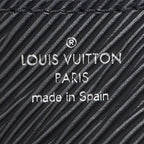 Louis Vuitton Shoulder Bag Buci NM Epi Leather Noir Silver Black Purple — view 7