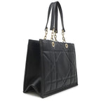Dior Tote Bag Archicannage Essential Medium Leather Black Gold — view 2