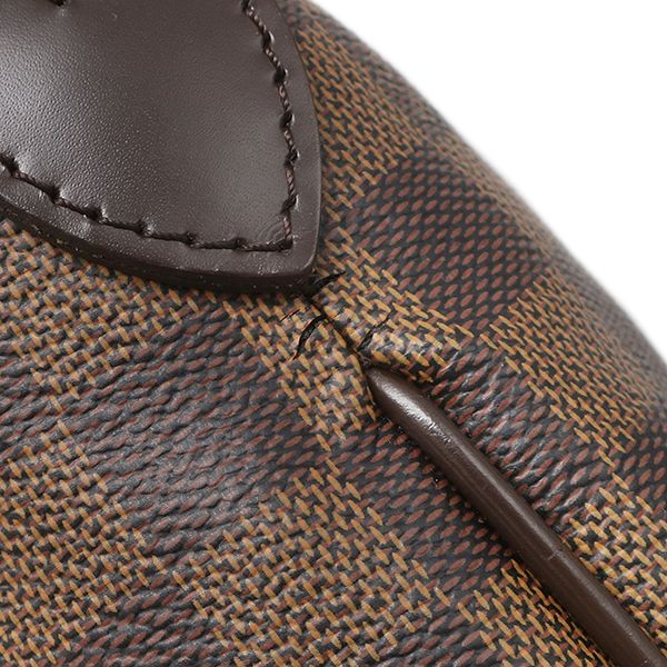 Louis Vuitton Shoulder Bag Delightful PM Damier Canvas Ebene Gold — view 5