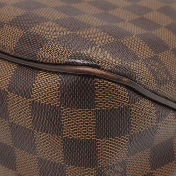 Louis Vuitton Shoulder Bag Delightful PM Damier Canvas Ebene Gold — view 4