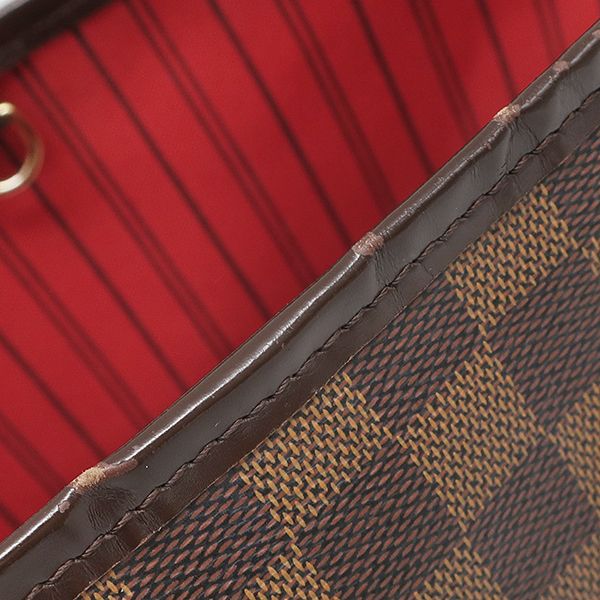 Louis Vuitton Shoulder Bag Delightful PM Damier Canvas Ebene Gold — view 6
