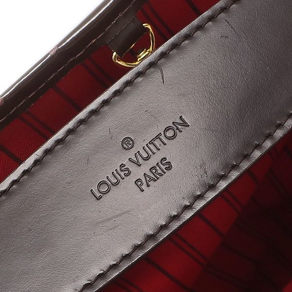 Louis Vuitton Shoulder Bag Delightful PM Damier Canvas Ebene Gold — view 8