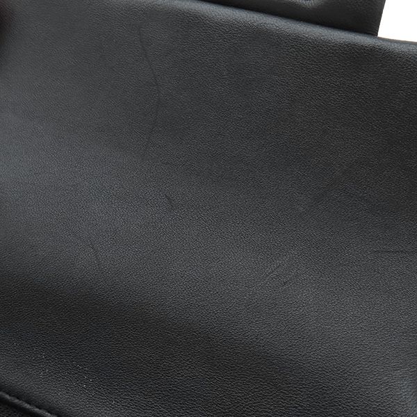 Chanel Shoulder Bag Mini Quilted 20 Lambskin Black Silver — view 7