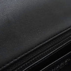 Chanel Shoulder Bag Mini Quilted 20 Lambskin Black Silver — view 8
