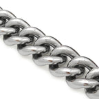 Chanel Shoulder Bag Boy 25 Lambskin Black Silver Chain — view 7