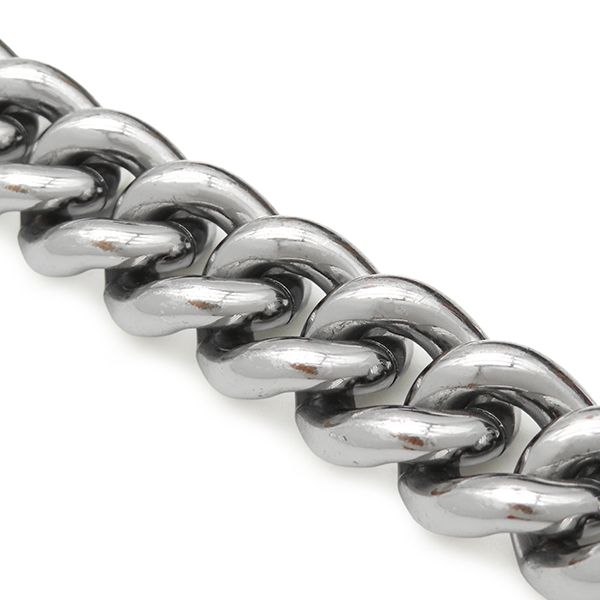 Chanel Shoulder Bag Boy 25 Lambskin Black Silver Chain — view 7