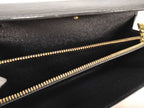 Louis Vuitton Wallet Porte Monnaie Credit Black Epi Bifold Gold — view 7