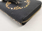 Louis Vuitton Zippy Coin Purse Black Brown Monogram Jungle Gold — view 3