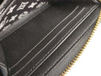 Louis Vuitton Zippy Coin Purse Black Brown Monogram Jungle Gold — view 7