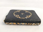 Louis Vuitton Zippy Coin Purse Black Brown Monogram Jungle Gold — view 4
