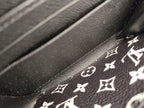 Louis Vuitton Zippy Coin Purse Black Brown Monogram Jungle Gold — view 8