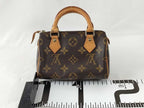 Louis Vuitton Handbag Nano Speedy Brown Monogram Gold — view 2