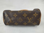 Louis Vuitton Handbag Nano Speedy Brown Monogram Gold — view 3