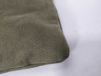 Saint Laurent Tote Bag Rive Gauche Khaki Brown Canvas Leather — view 6
