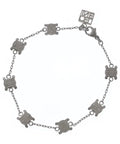 Celine Bracelet Bangle Silver