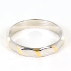 Celine Platinum 18k Yellow Gold Ring — view 3