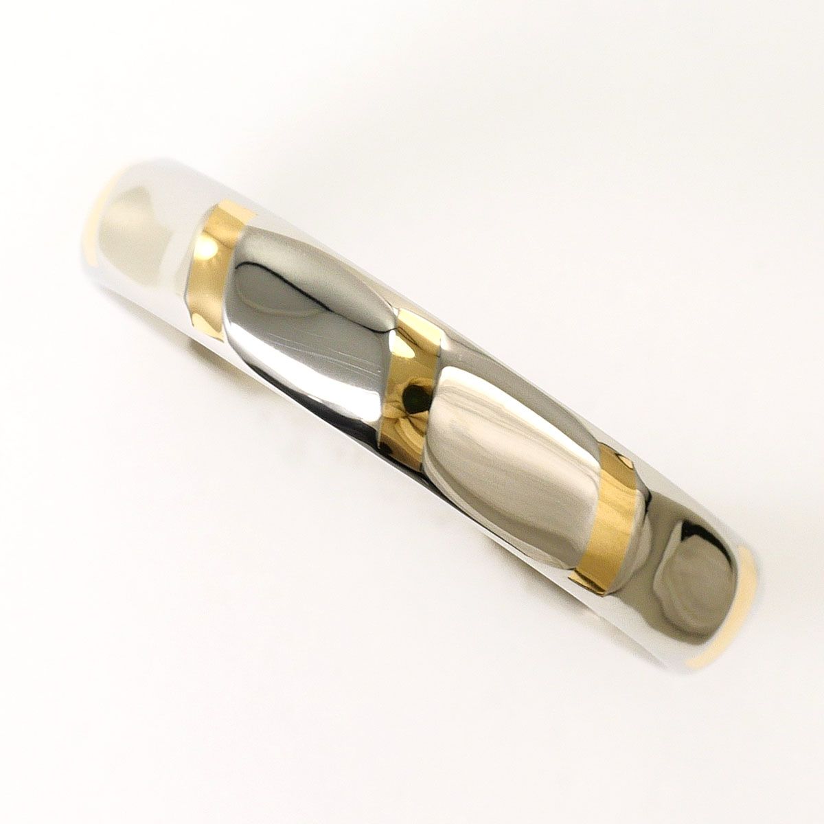 Celine Platinum 18k Yellow Gold Ring