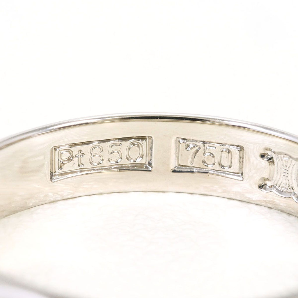 Celine Platinum 18k Yellow Gold Ring — view 4