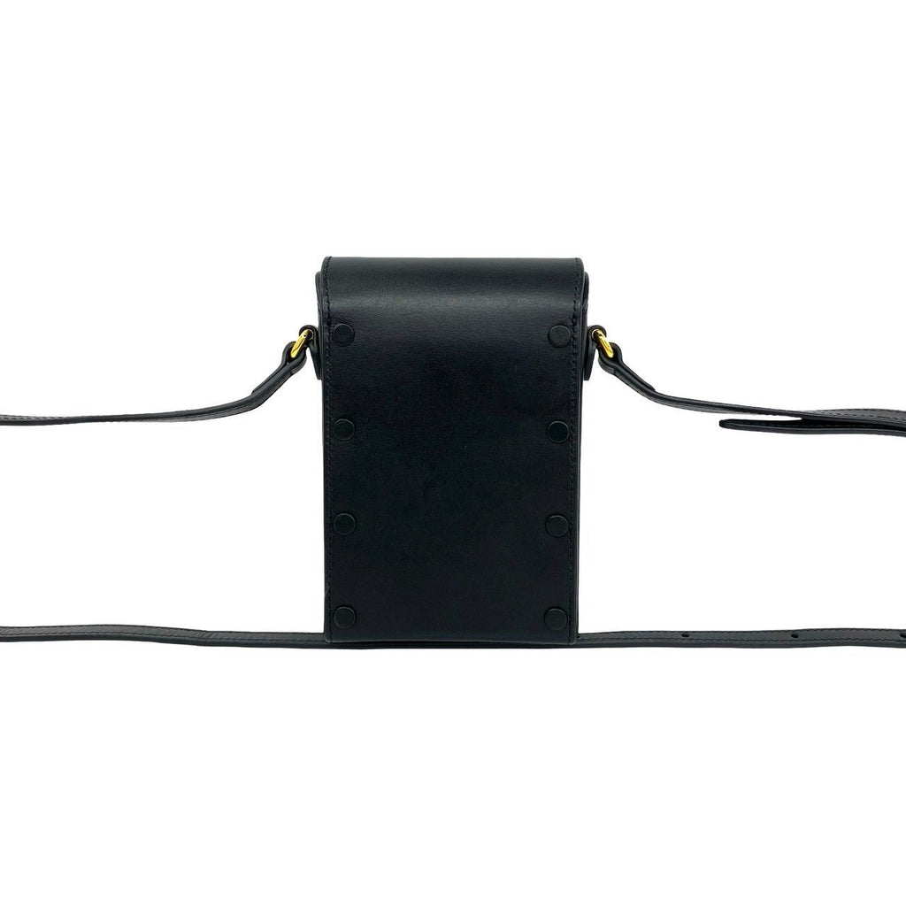 Gucci Horsebit Leather Mini Shoulder Bag Pochette Cross Black — view 3