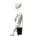 Gucci Horsebit Leather Mini Shoulder Bag Pochette Cross Black — view 2