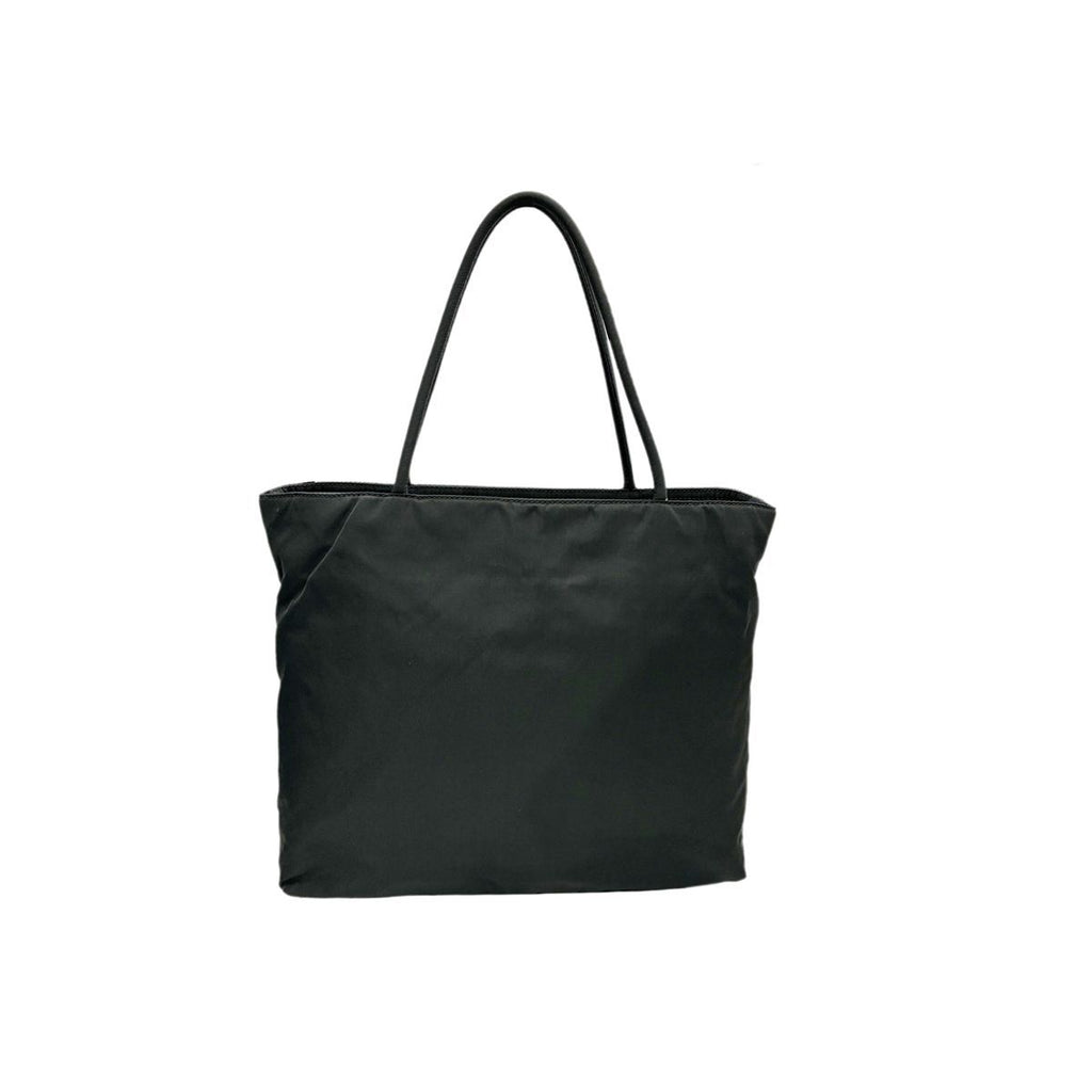 Prada Handbag Black Tessuto Triangle Logo Tote — view 3