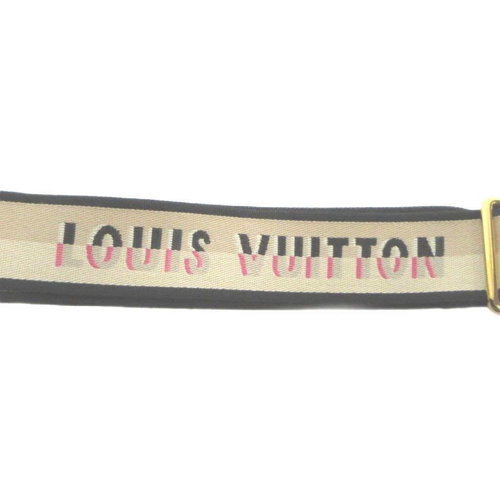 Louis Vuitton Shoulder Strap Signature Monogram Flower Jacquard Leather Logo — view 5