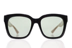 Gucci GG Logo Interlocking G Square 54 Sunglasses Pink Eyewear — view 2