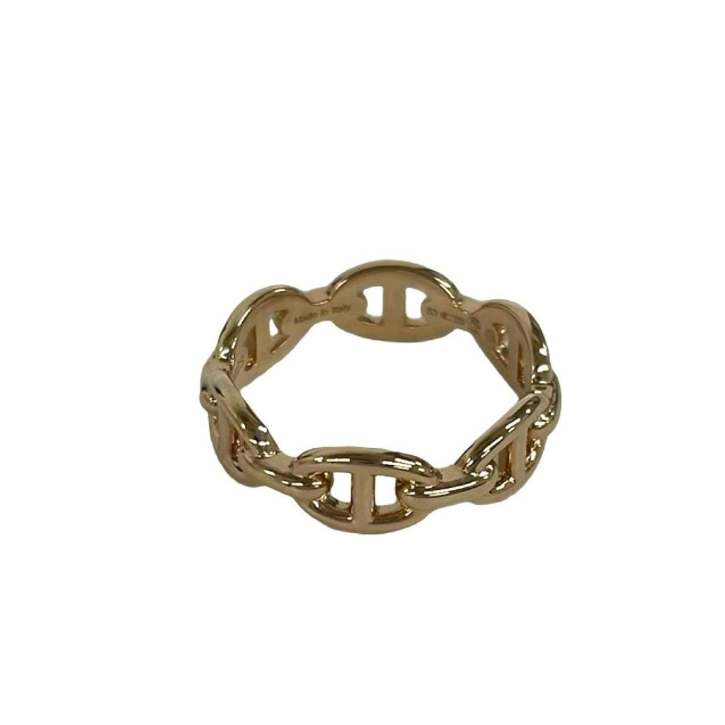 Hermes Chaine D'ancre Enchainee PM Ring 18k Pink Gold — view 5