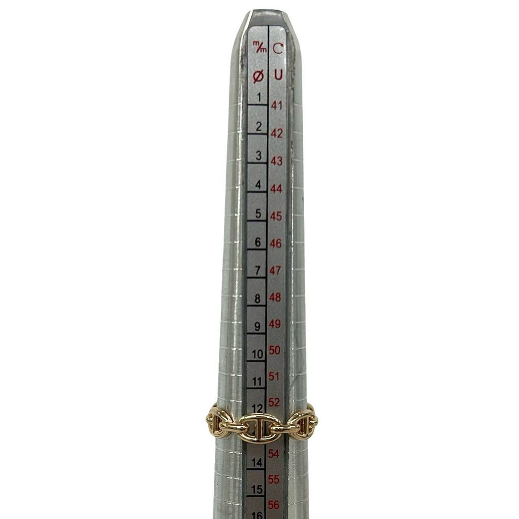 Hermes Chaine D'ancre Enchainee PM Ring 18k Pink Gold — view 7