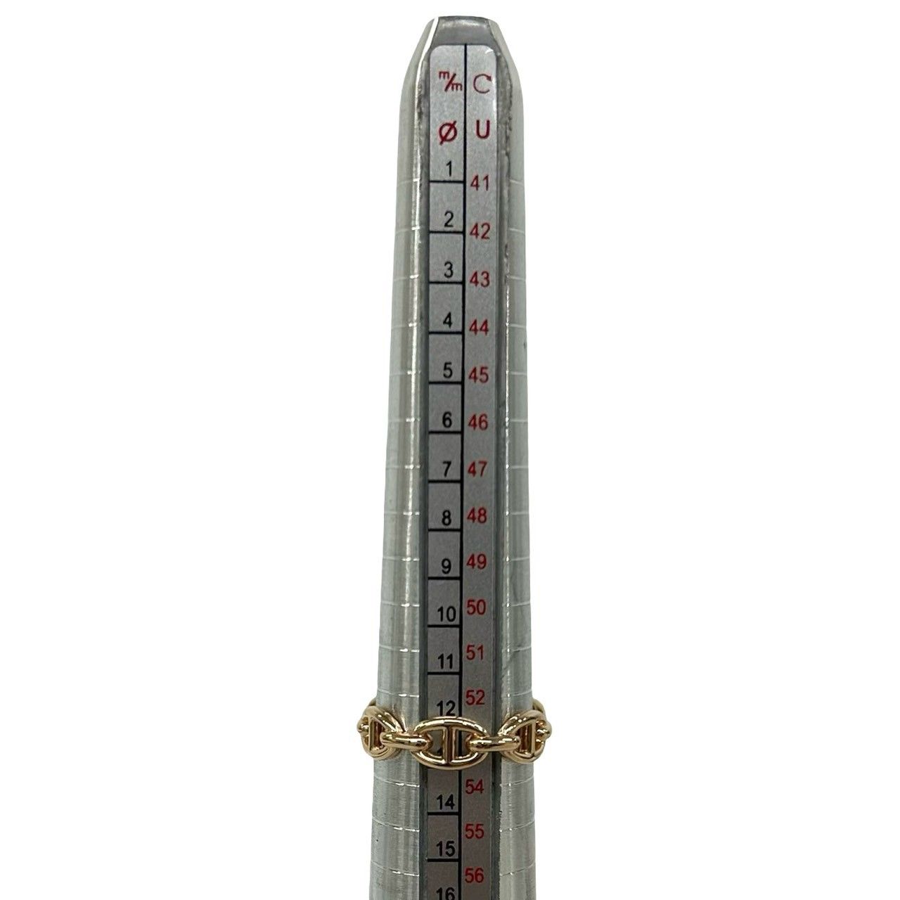 Hermes Chaine D'ancre Enchainee PM Ring 18k Pink Gold — view 7