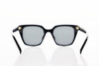 Saint Laurent Paris Cat Eye Square Sunglasses 52 Black Gold Cassandra Logo — view 3