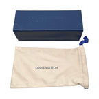Louis Vuitton Sunglasses My LV Chain Pilot Monogram Flower LV Logo Gold Eyewear — view 8
