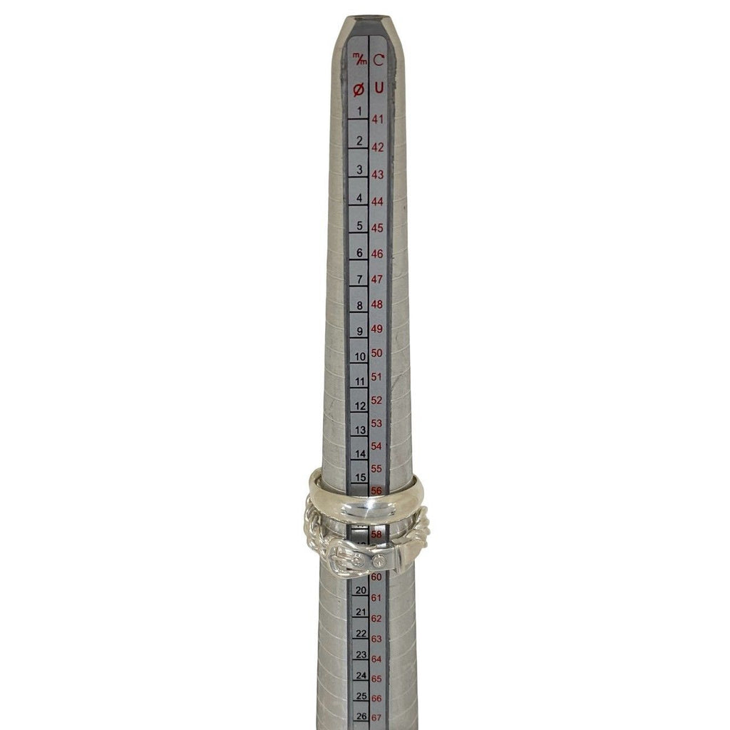Hermes Boucles Sellier Inflexible Ring 925 Sterling Silver Indication — view 7