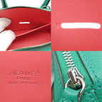 Hermes Bolide 1923 Mini Verso Green Pink Shoulder Bag — view 7