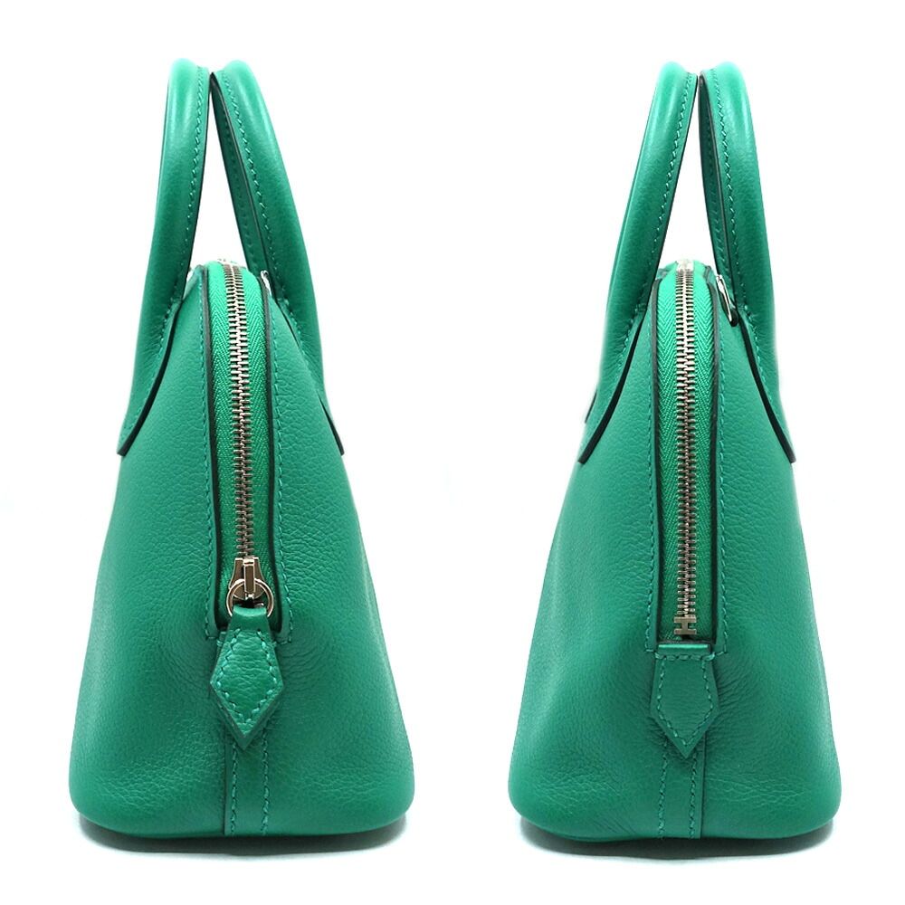 Hermes Bolide 1923 Mini Verso Green Pink Shoulder Bag — view 3