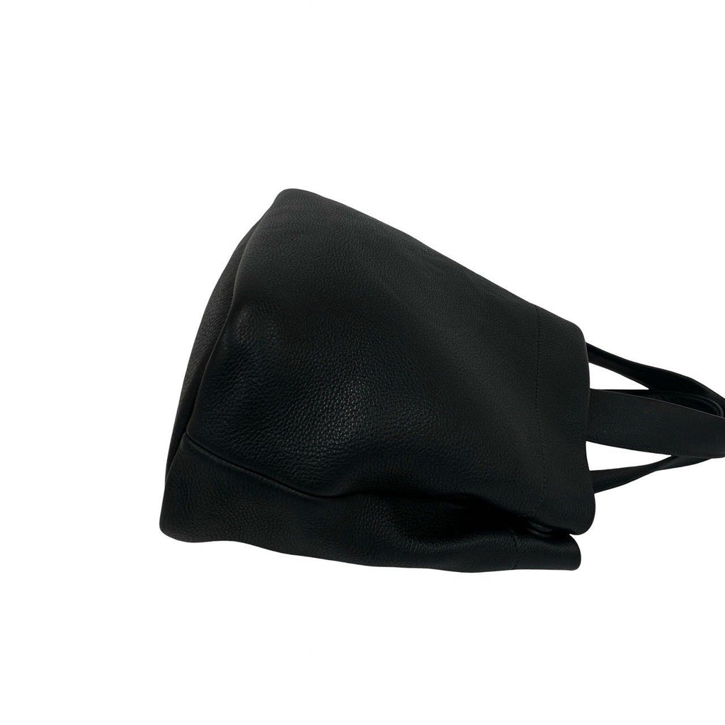 Prada Perforated Leather Handbag Mini Tote Black — view 6