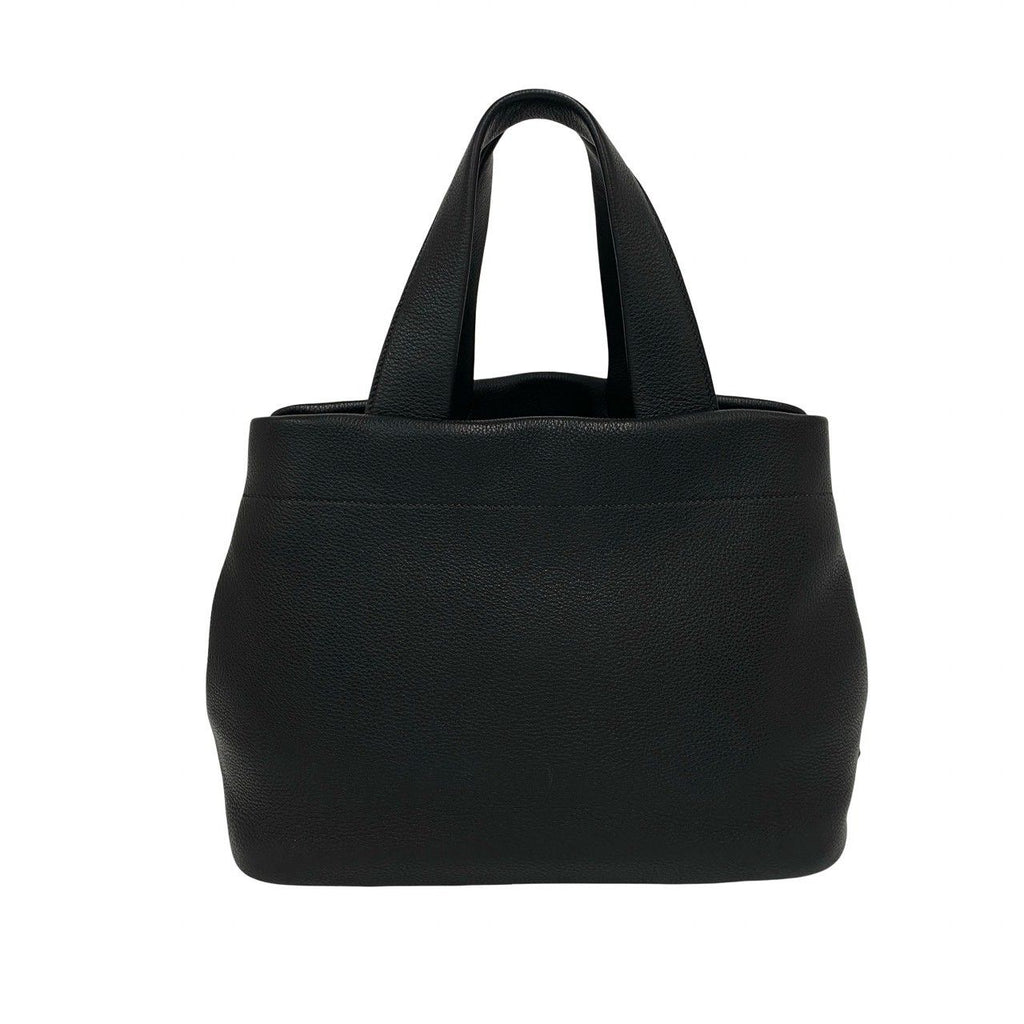 Prada Perforated Leather Handbag Mini Tote Black — view 3