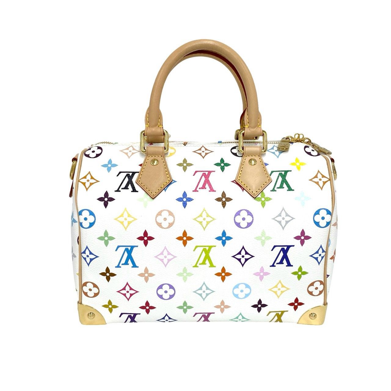 Louis Vuitton Speedy 25 Monogram Multicolor Takashi Murakami Leather 2-Way — view 3