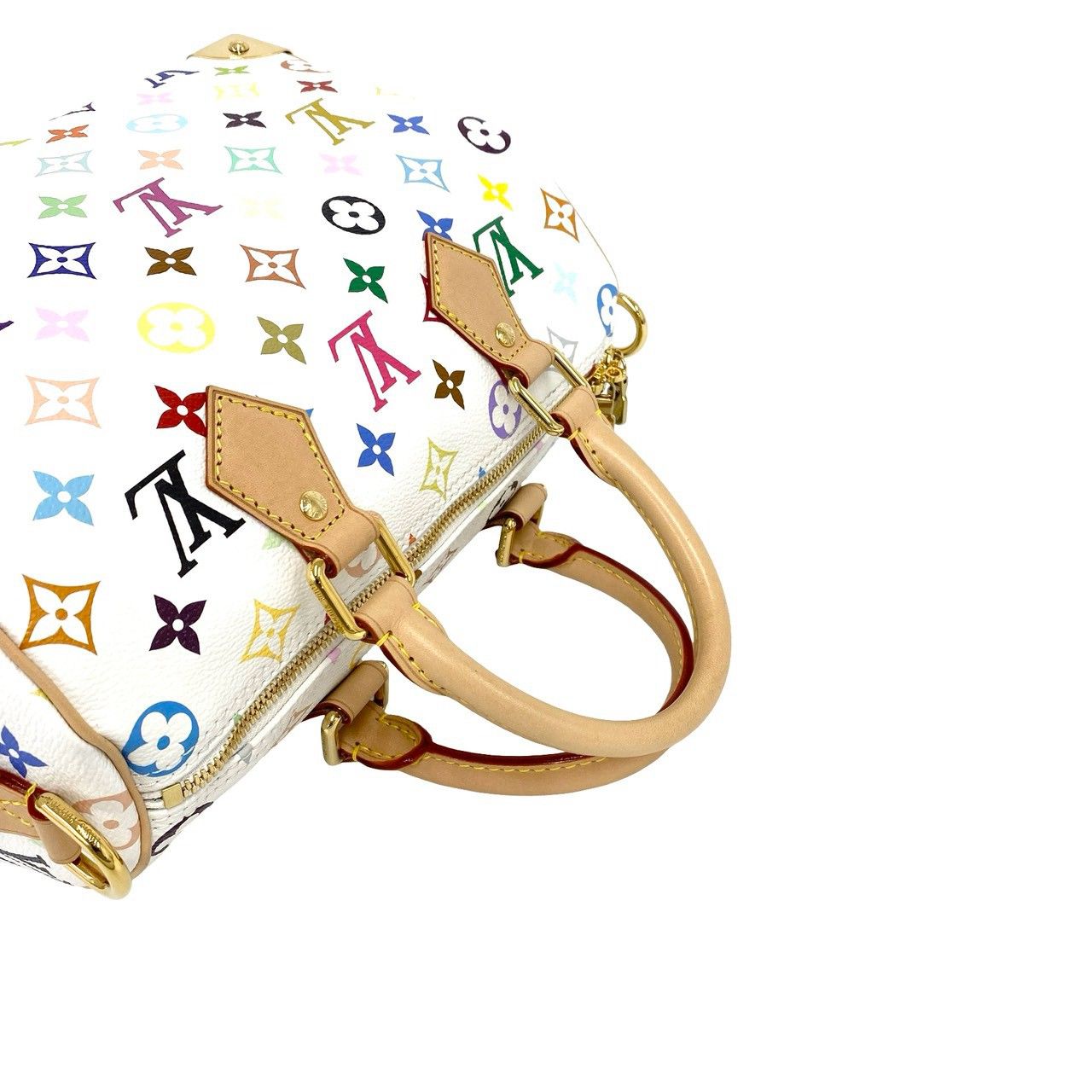 Louis Vuitton Speedy 25 Monogram Multicolor Takashi Murakami Leather 2-Way — view 4