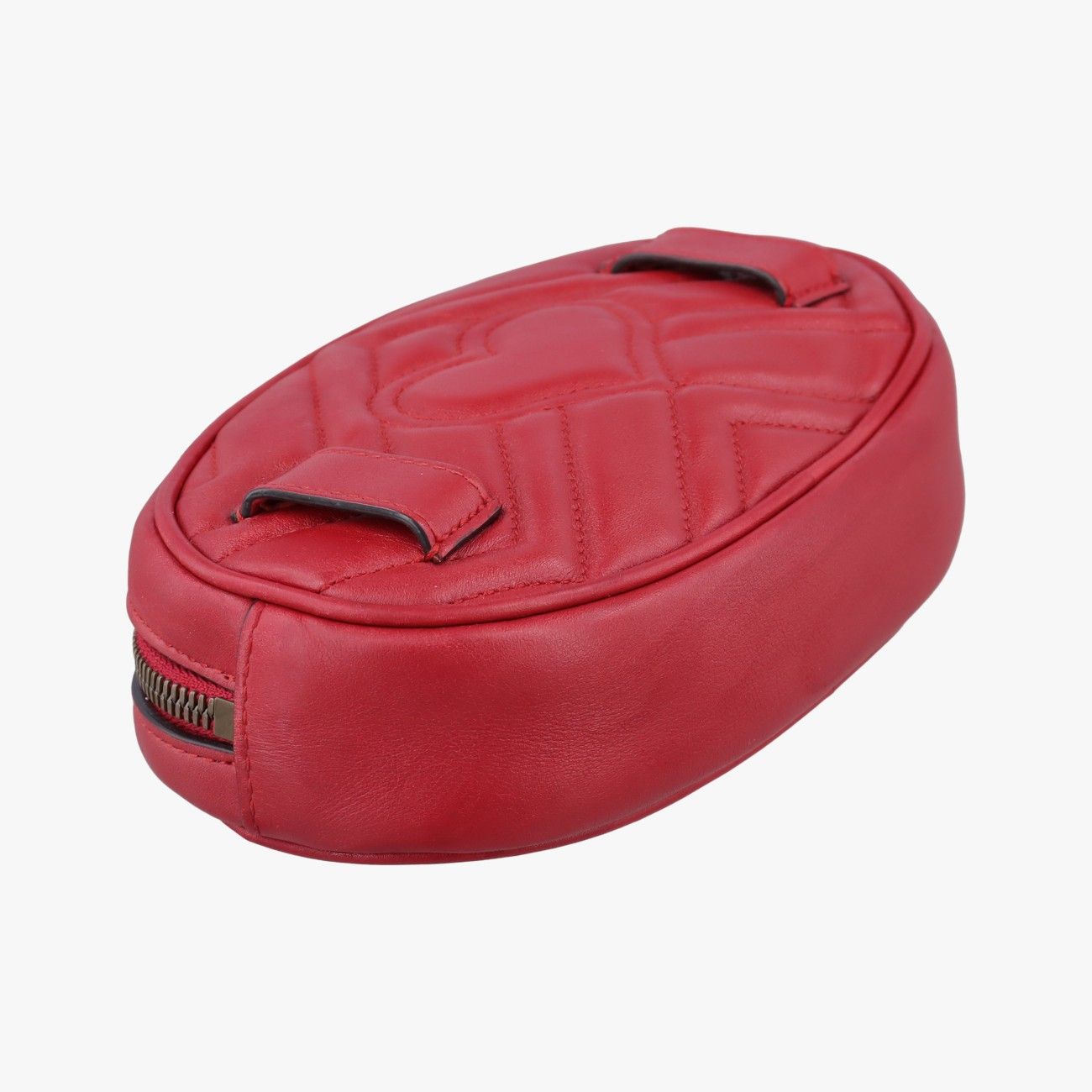 Gucci GG Marmont Red Leather Handbag — view 7