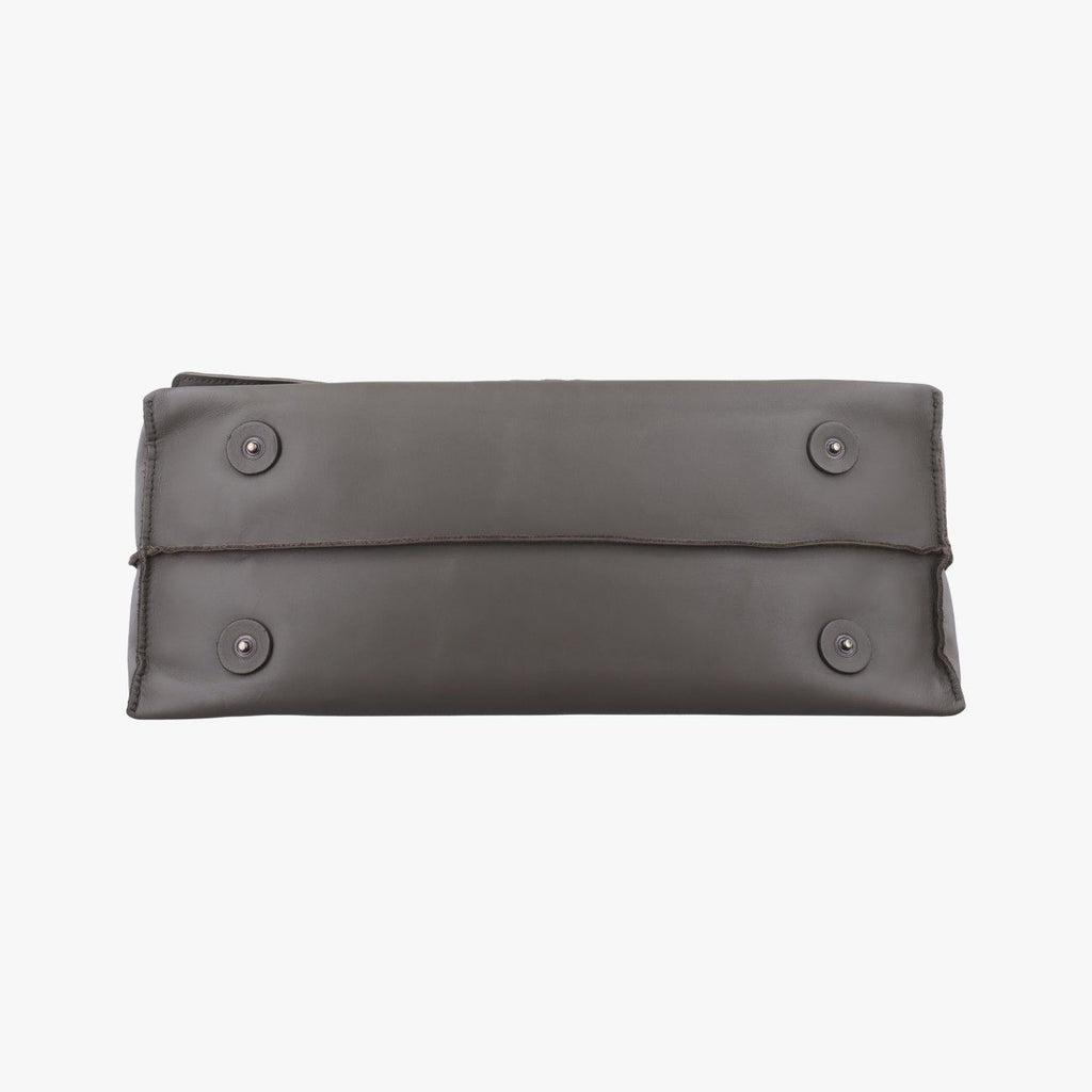 Bottega Veneta Intrecciato Gray Lambskin — view 3