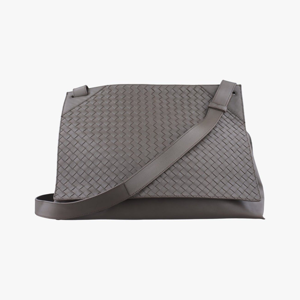 Bottega Veneta Intrecciato Gray Lambskin